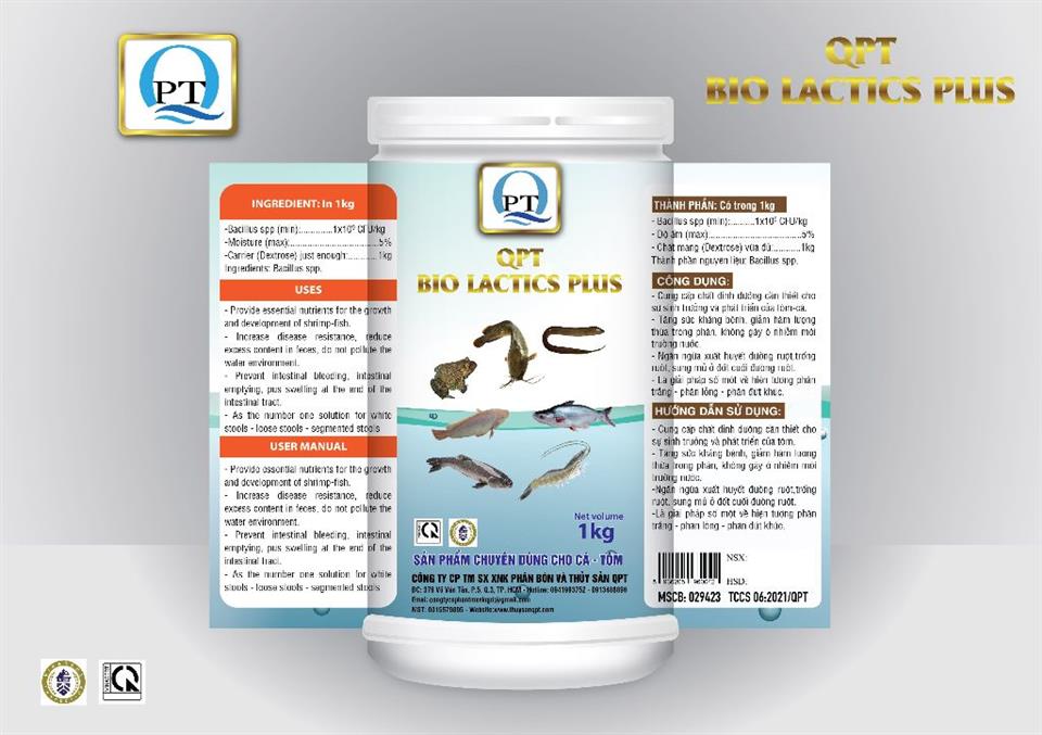 QPT-BIO LACTICS PLUS: MEN TIÊU HÓA - NÔNG TO ĐƯỜNG RUỘT