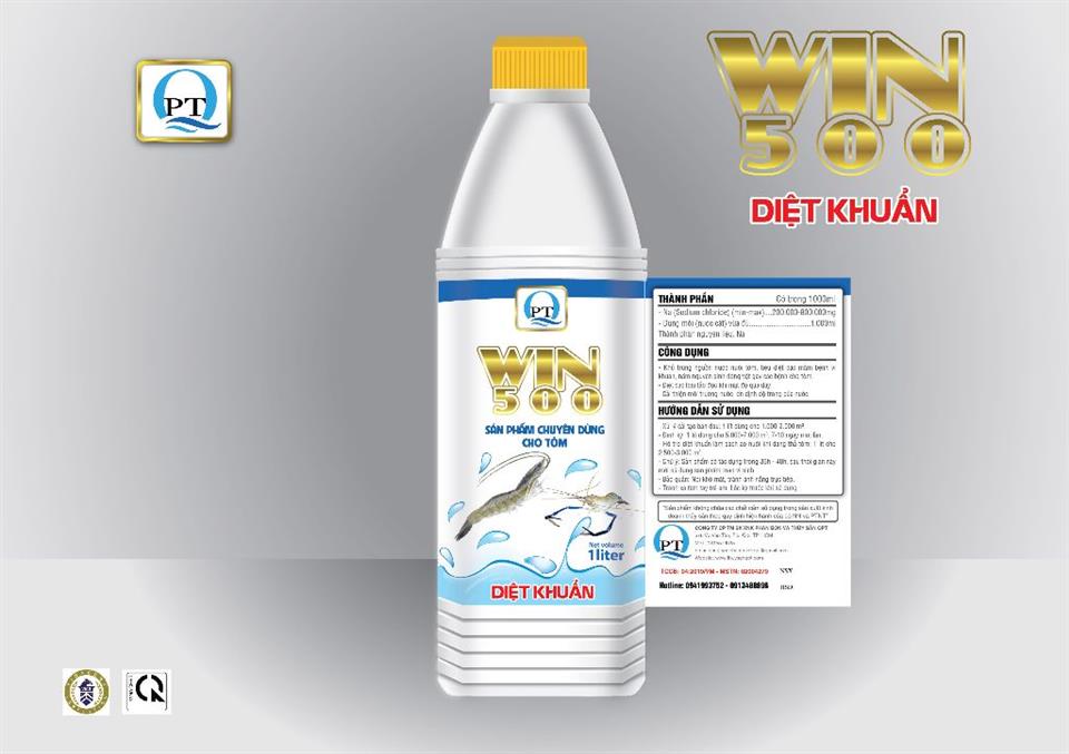 WIN 500: xử lý khuẩn - cắt tảo